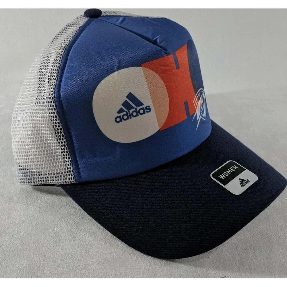 Adidas Women's One Size OKC Thunder NBA Basketball Baseball Hat Cap NEW